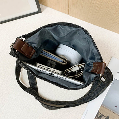 Crossbody denim bag