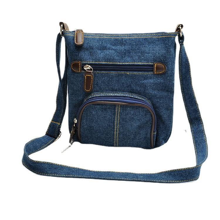 Crossbody denim bag