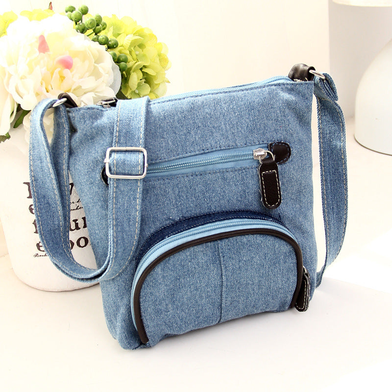 Crossbody denim bag