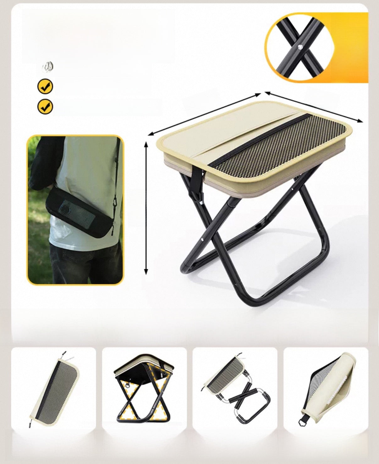 Crossbody handbag stand