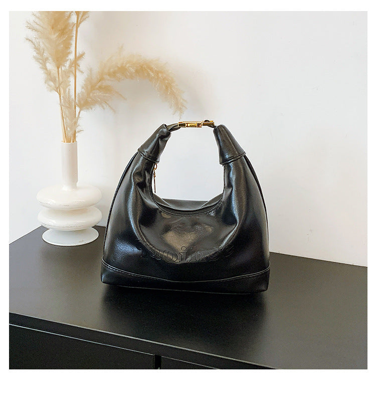 Crossbody single-shoulder pillow bag