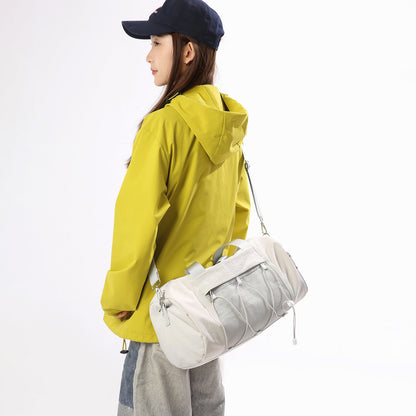 Crossbody Travel Tote Bag with Shoe Compartment