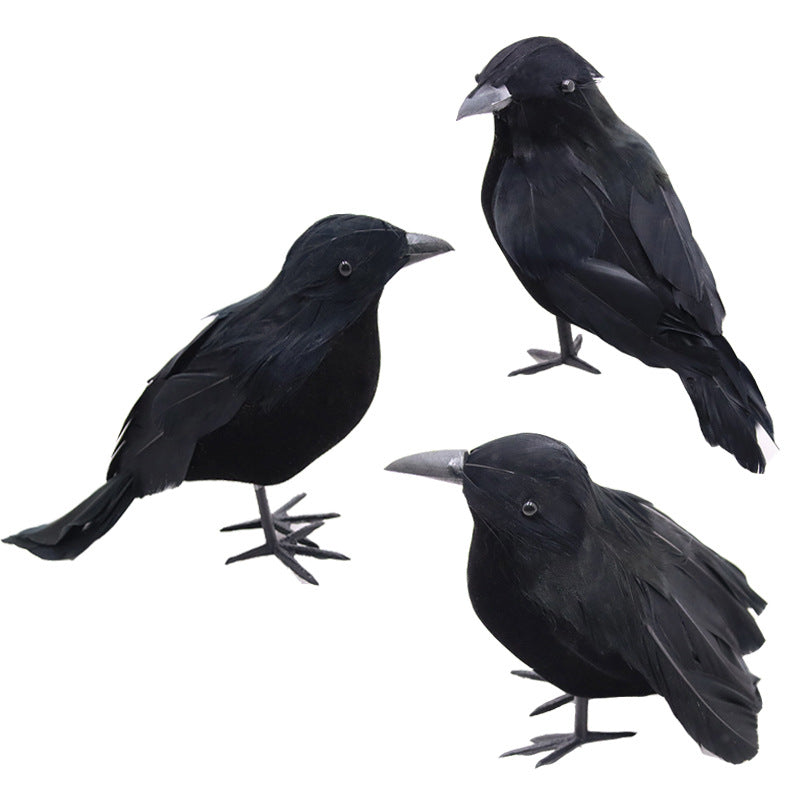 crow decoration props