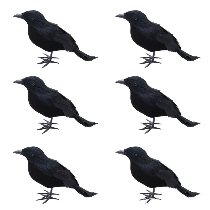 crow decoration props
