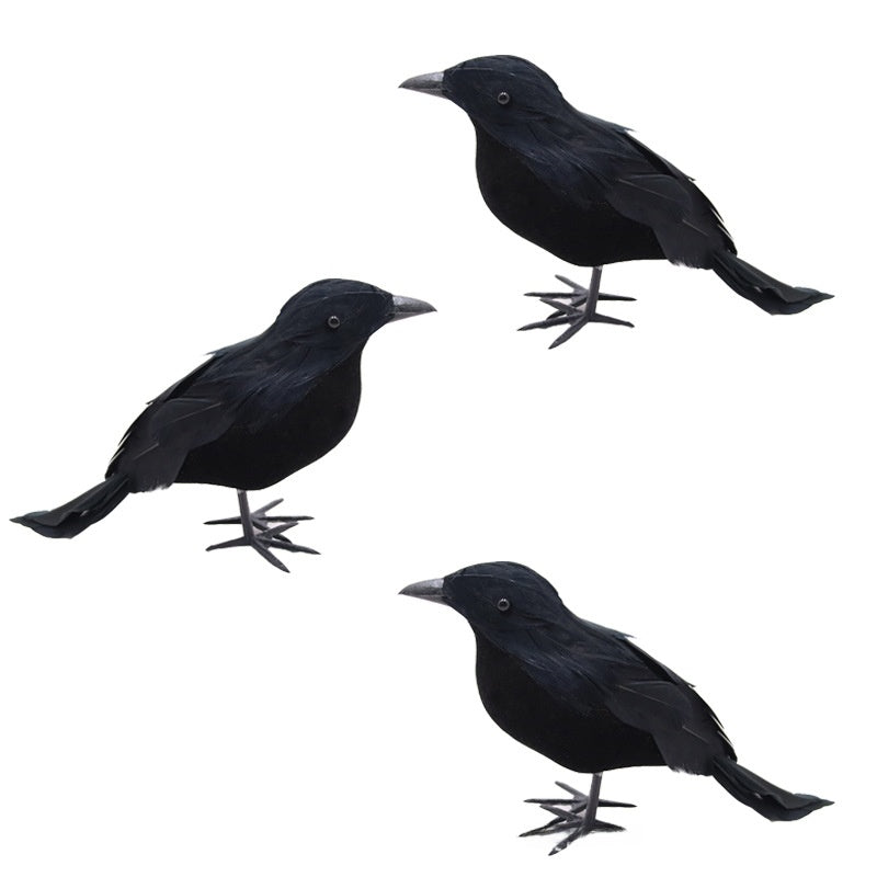 crow decoration props