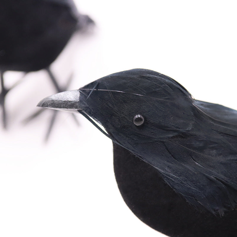 crow decoration props