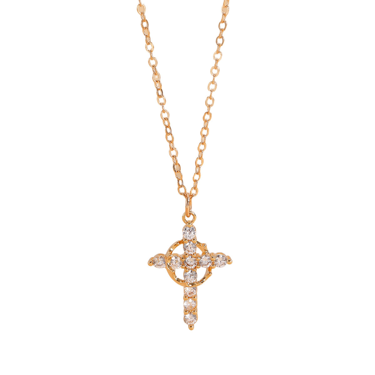 Crown Cross Necklace