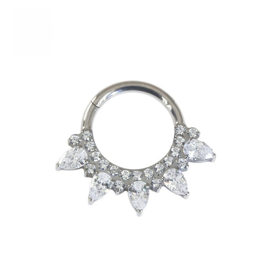 Crown Wing Butterfly Nose Piercing Jewelry