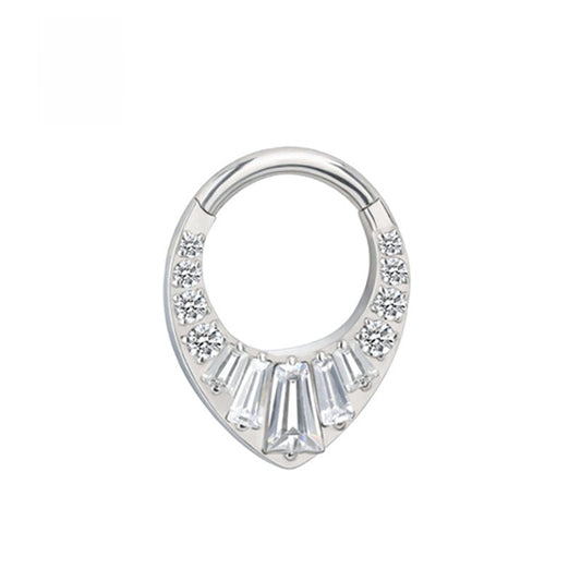 Crown Wing Butterfly Nose Piercing Jewelry
