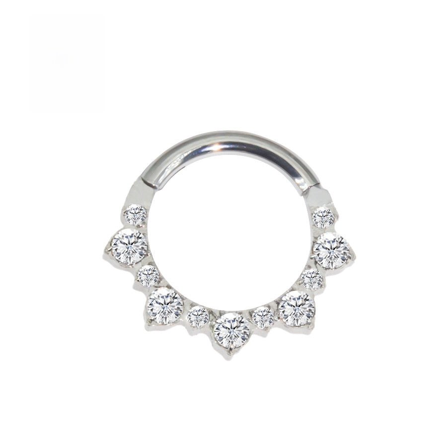Crown Wing Butterfly Nose Piercing Jewelry