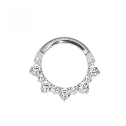 Crown Wing Butterfly Nose Piercing Jewelry