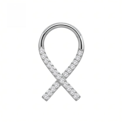 Crown Wing Butterfly Nose Piercing Jewelry