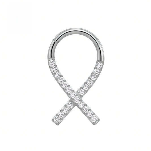 Crown Wing Butterfly Nose Piercing Jewelry
