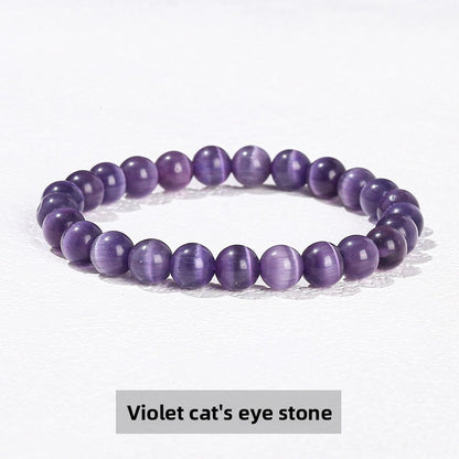 Crystal Agate Tiger's Eye Bracelet