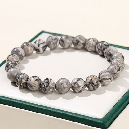 Crystal Agate Tiger's Eye Bracelet