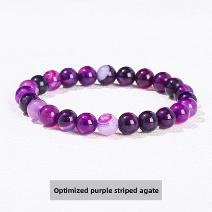 Crystal Agate Tiger's Eye Bracelet