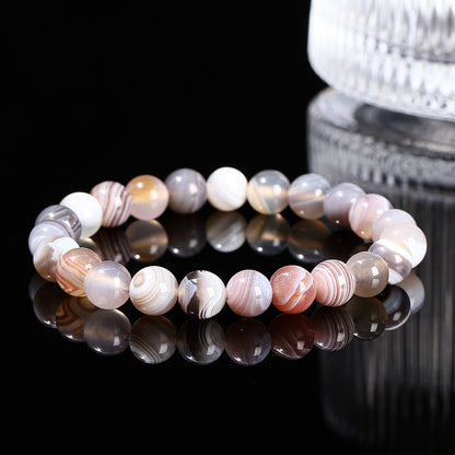Crystal Agate Tiger's Eye Bracelet