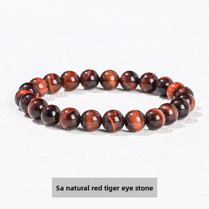 Crystal Agate Tiger's Eye Bracelet