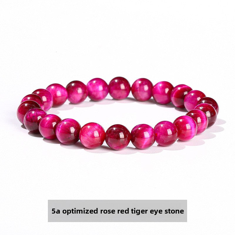 Crystal Agate Tiger's Eye Bracelet