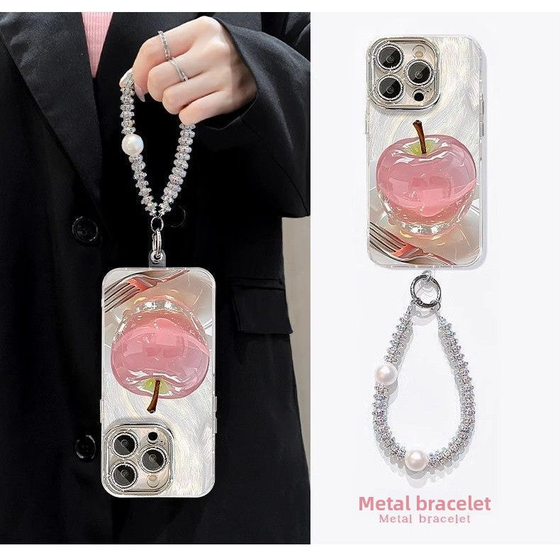 Crystal Apple Design Phone Case