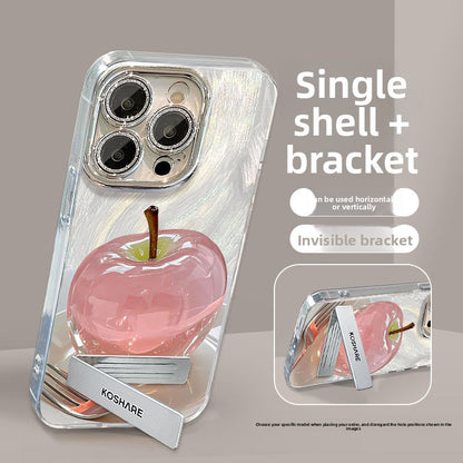 Crystal Apple Design Phone Case