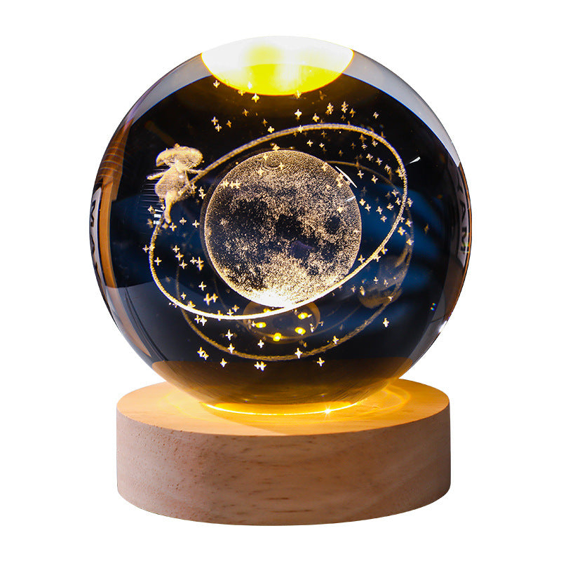 Crystal ball night light