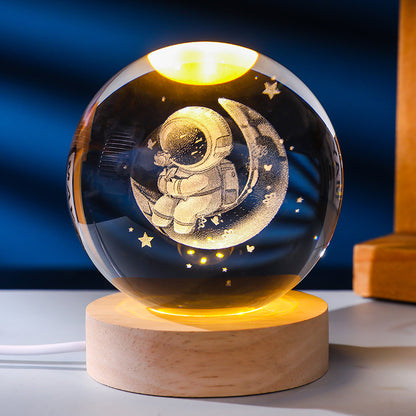 Crystal ball night light