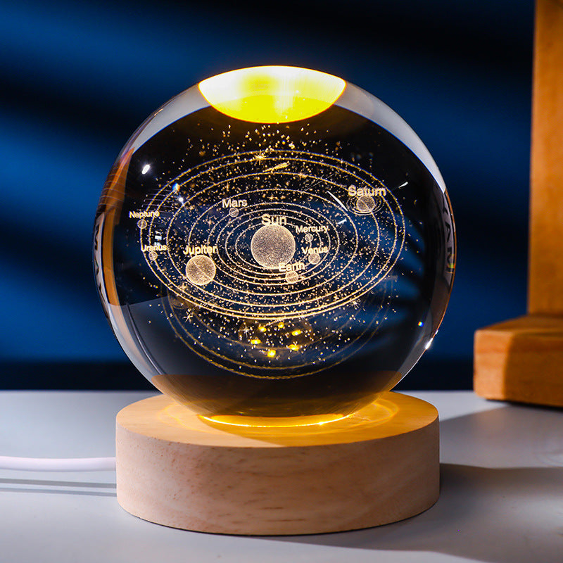 Crystal ball night light