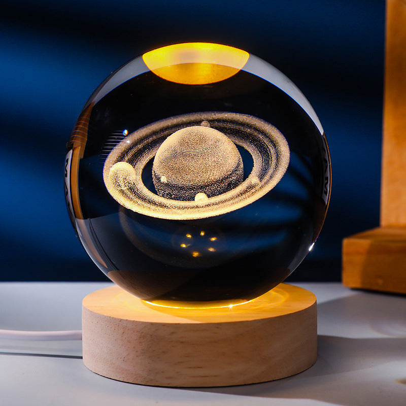 Crystal ball night light