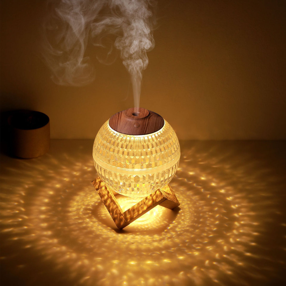 Crystal Ball USB Desktop Humidifier with Colorful Atmosphere Light