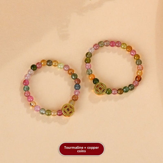 Crystal bead ring
