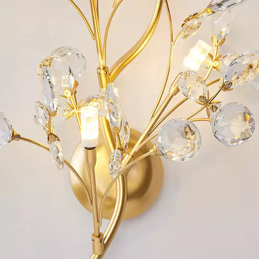 Crystal bedroom bedside lamp