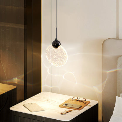 Crystal Bedside Chandelier LED Hanging Light