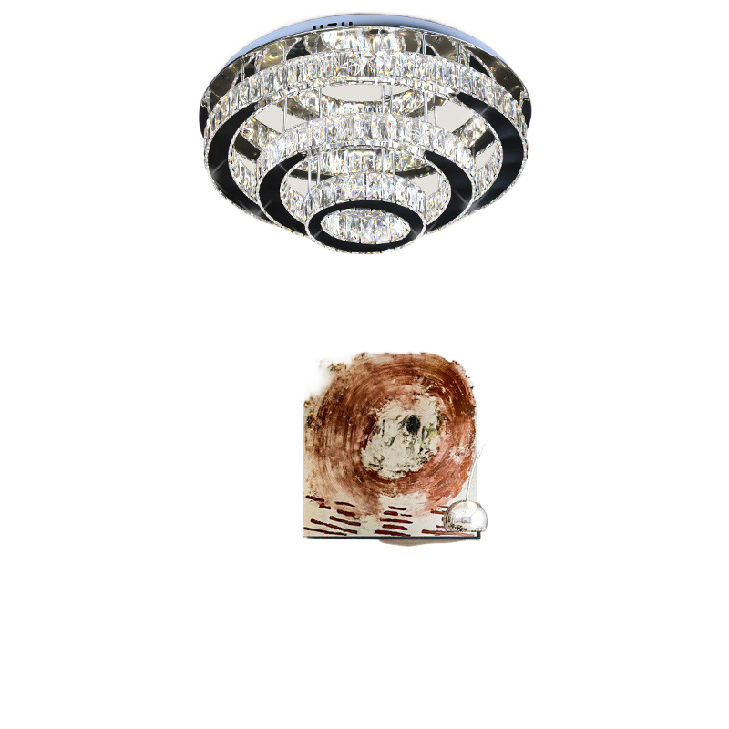 Crystal ceiling lamp