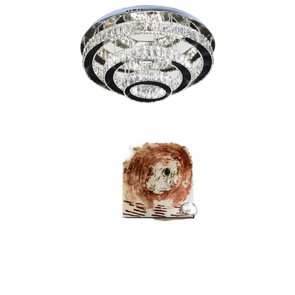 Crystal ceiling lamp