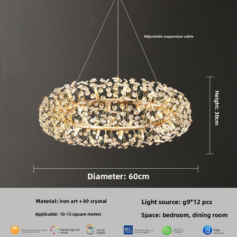 Crystal chandelier