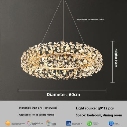 Crystal chandelier