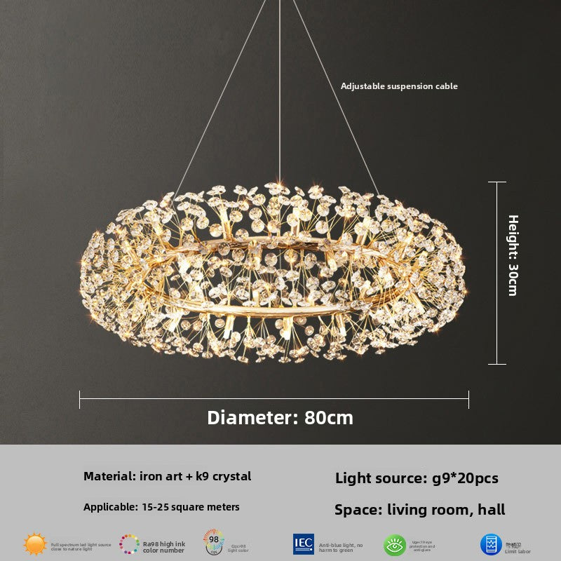 Crystal chandelier