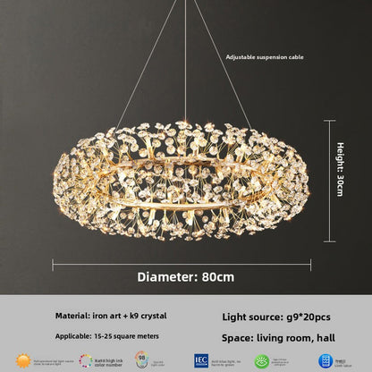 Crystal chandelier