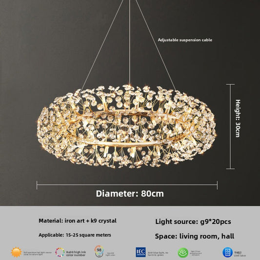 Crystal chandelier