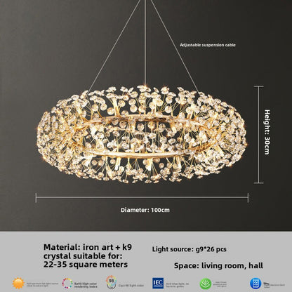 Crystal chandelier