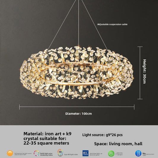 Crystal chandelier