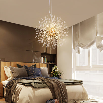 Crystal chandelier restaurant lamp