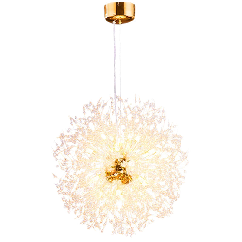 Crystal chandelier restaurant lamp