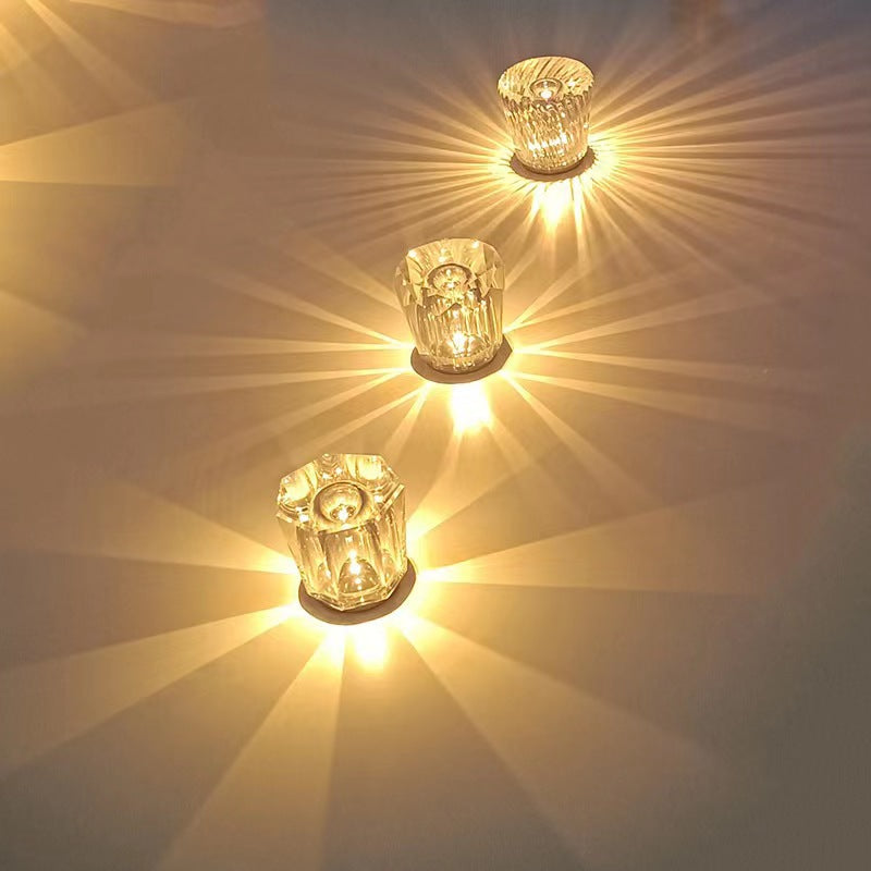 Crystal charging lamp