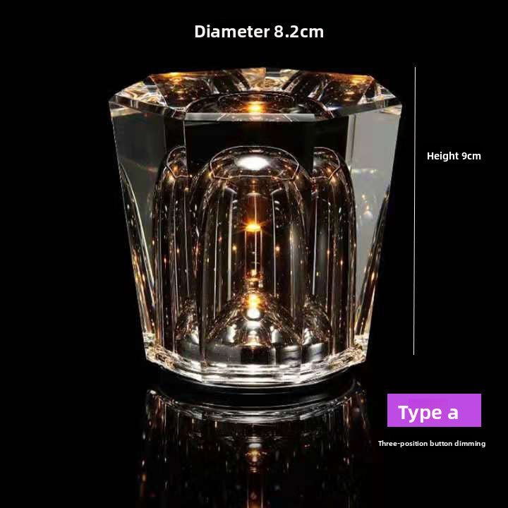 Crystal charging lamp