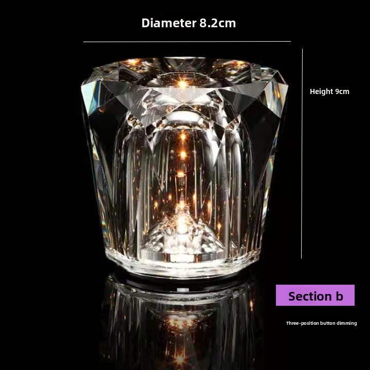 Crystal charging lamp