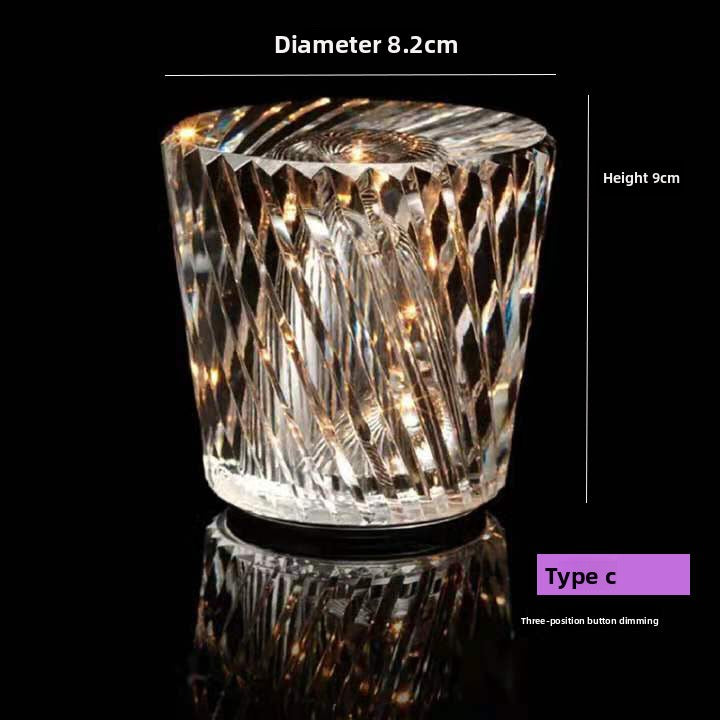 Crystal charging lamp