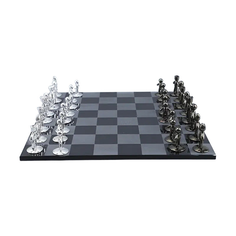 Crystal Chess Board Decor