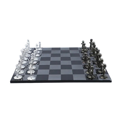 Crystal Chess Board Decor